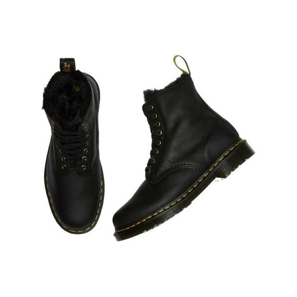 DR. MARTENS 1460 PASCAL MEN'S FAUX FUR LINED LACE UP BOOTS MEN'S 7 WOMEN 8 - Picture 7 of 8
